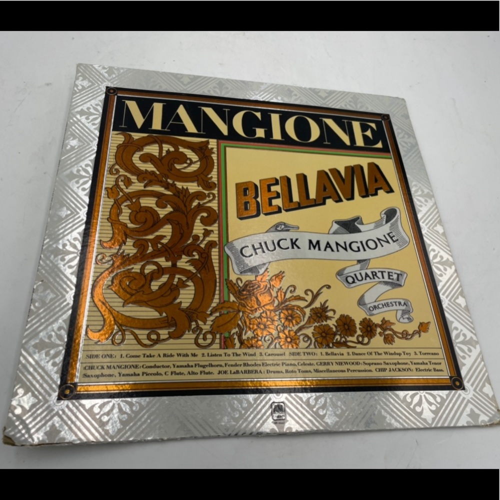 Mangione bellavia Chuck Mangione vinyl